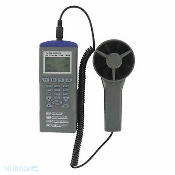 DWYER Anemometer Rotating Vane Gray, 38RW81
