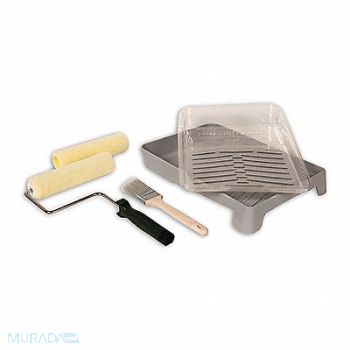 ABILITY ONE Paint Roller Kit 9 L 3/8 Nap, 38RX45