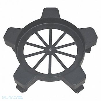 GRAINGER APPROVED Pail Dolly 75 lb Plastic Black, 38RY68