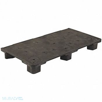 GRAINGER APPROVED Pallet 48 in L x 24 in H Black, 38TA11