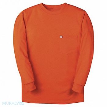 BIG BILL FR Crewneck Shirt M 34-1/2in. Orange, 38UH13