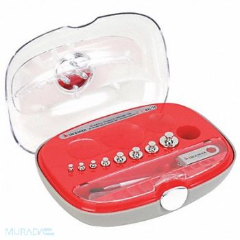 TROEMNER Weight Clndr 50g to 1g Aluminum Class 1, 38UR27