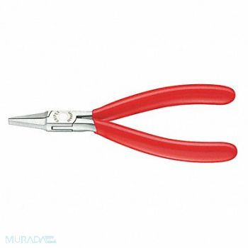 KNIPEX Flat Nose Plier 4-1/2 L Smooth, 38UT04