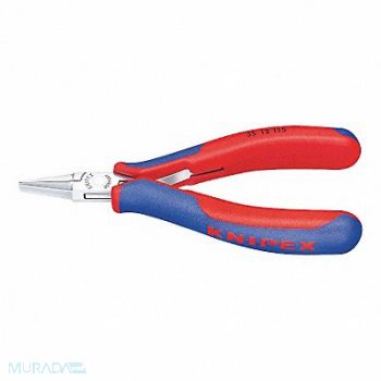 KNIPEX Flat Nose Plier 4-1/2 L Smooth, 38UT07