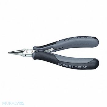 KNIPEX Round Nose Plier 4-1/2 L Smooth, 38UT12