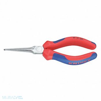 KNIPEX Long Nose Plier 6-1/4 L Smooth, 38UT46