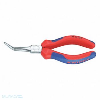 KNIPEX Bent Long Nose Plier 6-1/4 L Smooth, 38UT48