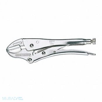 KNIPEX Locking Plier Plain Grip 7-1/4 L, 38UT52