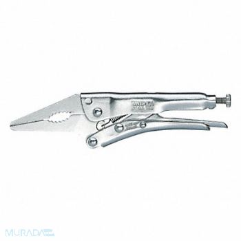 KNIPEX Locking Plier Plain Grip 6-1/2 L, 38UT58