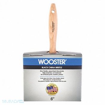 WOOSTER Paint Brush Flat Sash 6, 38UX31