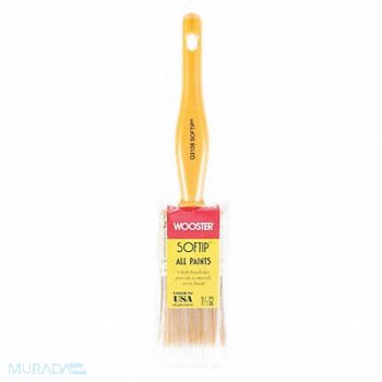 WOOSTER Paint Brush 1 1/2 in Flat Sash Synthetic, 38UX41