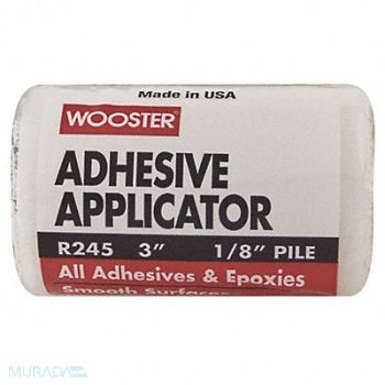 WOOSTER Adhesive Applicator 3 L 1/8 Nap Woven, 38UX71