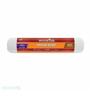 WOOSTER Roller Cover 12 L 1/4 Nap Mohair, 38UX83