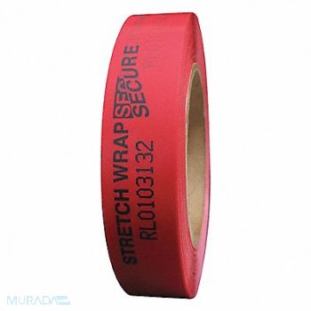 NOVAVISION Tamper Evident Tape 2 mil Red, 38UZ37