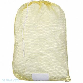 GRAINGER APPROVED Laundry Bag Yellow Drawcord PK12, 38UZ99