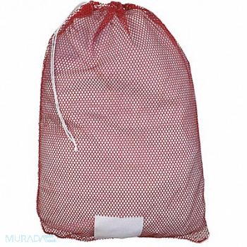 GRAINGER APPROVED Laundry Bag Red Drawcord PK12, 38VA03