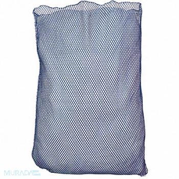 GRAINGER APPROVED Mesh Laundry Bag Blue PK12, 38VA22