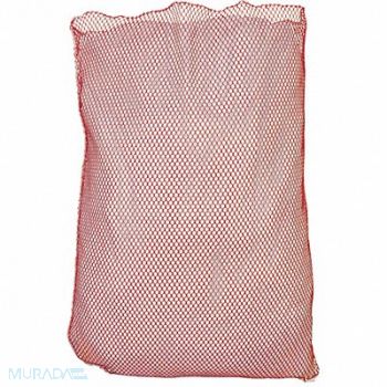 GRAINGER APPROVED Mesh Laundry Bag Red PK12, 38VA23