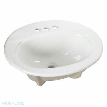 Zurn Lav Sink Oval 8-7/8inx20inx6-9/16in, 38VC48