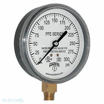 WINTERS Pressure Gauge Sprinkler for Water Media, 38VL11