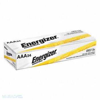 ENERGIZER Battery Alkaline AAA Everyday PK24, 38W366