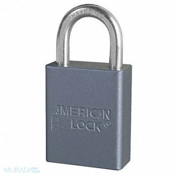AMERICAN LOCK Lockout Padlock KA Silver, 38W785