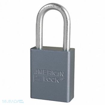AMERICAN LOCK Lockout Padlock KA Silver, 38W787