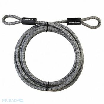 MASTER LOCK Security Cable 180 in Steel Black, 38W815