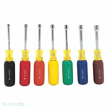 STANLEY Solid Hex Shank Nut Driver Set, 38WF22