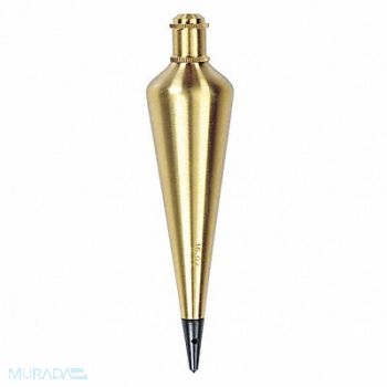 STANLEY Plumb Bob Brass 16oz, 38WF29