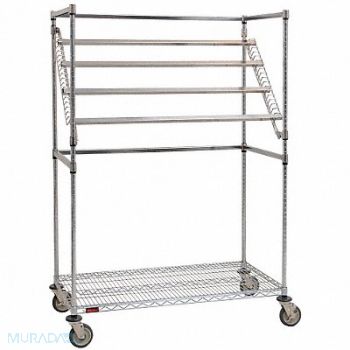 EAGLE GROUP Sterile Wrap Cart 60x68 Chrome 1 Shelf, 38X067