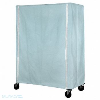 EAGLE GROUP Cart Cover 60x24x63 Blue Nylon Zipper, 38X359