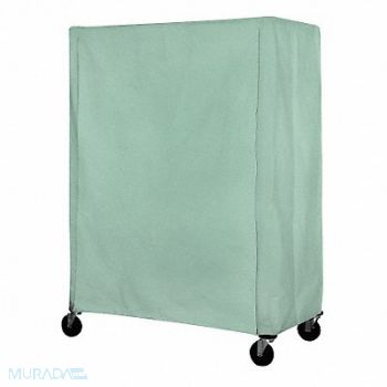EAGLE GROUP Cart Cover 72x24x86 Green Nylon, 38X226