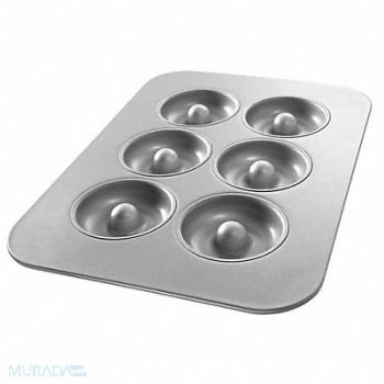 CHICAGO METALLIC Donut Pan 15-3/4 x 11-1/8 In Steel, 38X943