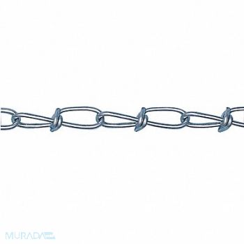 PEERLESS Double Loop Chains Weldless 100 ft L., 38XH93