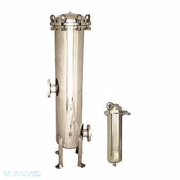 FULFLO Filter Housing 49 H 8 Dia Silver, 38XL33