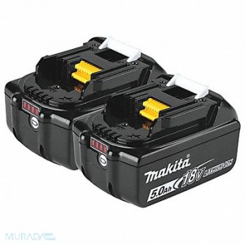 MAKITA Battery Pack (2) 5.0 Ah Li-Ion PK2, 38XU34