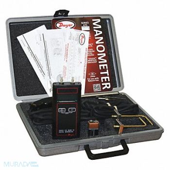 DWYER Air Manometer Kit 0 in wc to 10 in wc, 38XU37