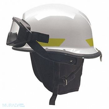 BULLARD Fire Helmet Quick Release 3-Point White, 38XZ97
