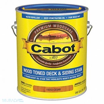 CABOT Exterior Stain Cedar Toned Flat 1 gal., 38Y042