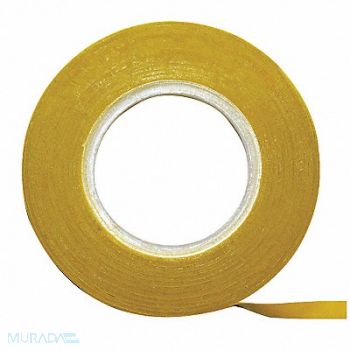 MAGNA VISUAL Chart Tape 1/8 In W x 27 Ft L Yellow, 38Y325