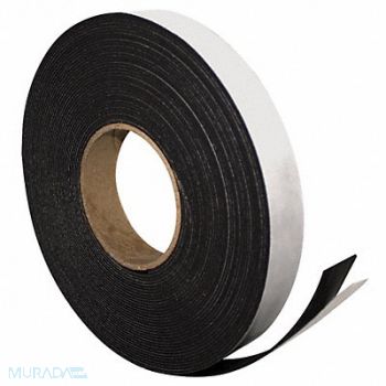MAGNA VISUAL Adhesive Magnetic Strip 50ft L x 1/2in W, 38Y340