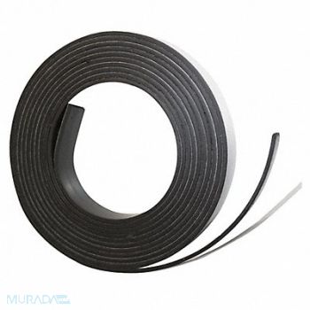 MAGNA VISUAL Adhesive Magnetic Strip 7ft L x 1/2in W, 38Y339