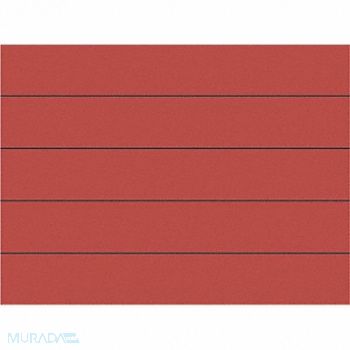 MAGNA VISUAL Magnetic Strips Pre-Cut 6 in Red PK25, 38Y358