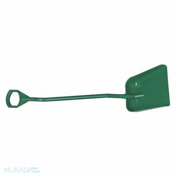 VIKAN H1589 Ergonomic Shovel 13-1/2 in W Green, 38Y562