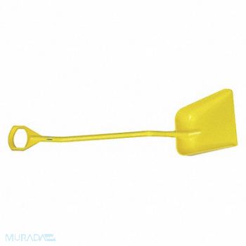 VIKAN H1589 Ergonomic Shovel 13-1/2 in W YLW, 38Y565