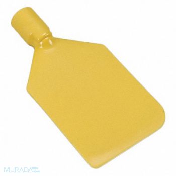 VIKAN H1596 Paddle Scraper Flex 4-1/2 x6 Poly Yellow, 38Y599