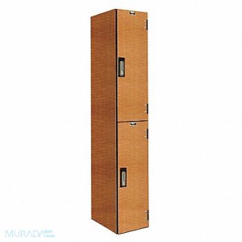 HALLOWELL Lckr 2x1Lckr Lt Wood 72 x12 x18 Assm, 38Y853