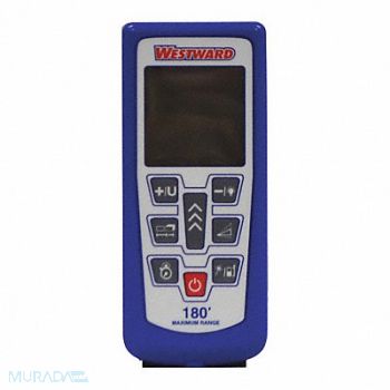 WESTWARD Laser Distance Measurer 2in. to 180 ft., 38YG97