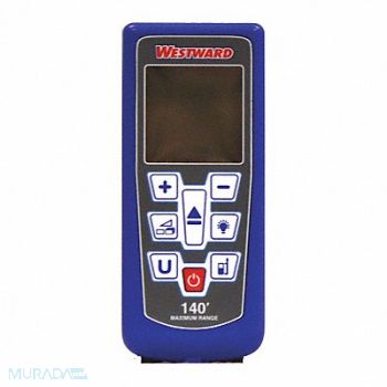 WESTWARD Laser Distance Measurer 2in. to 140 ft., 38YG99